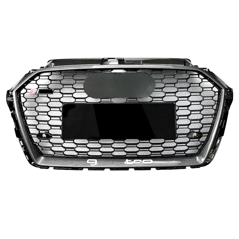 2017-2019 For Audi A3/S3 8V.5 RS3 Style Front Grille-Carbon Fiber Style